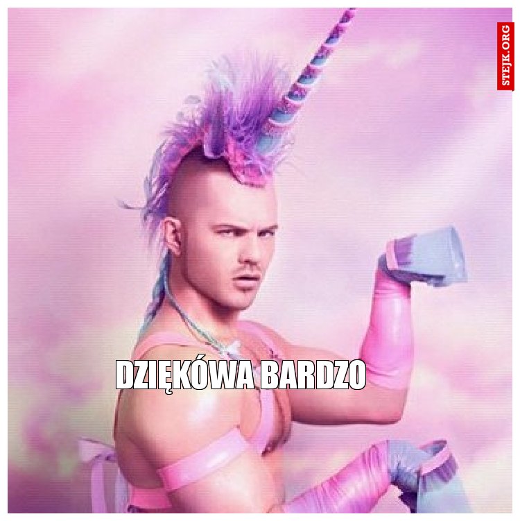 DZIĘKÓWA BARDZO