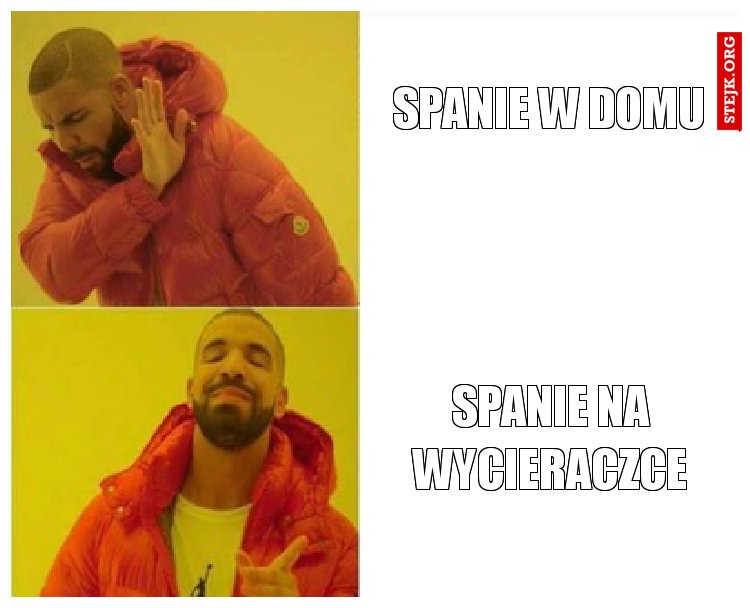Spanie w domu
