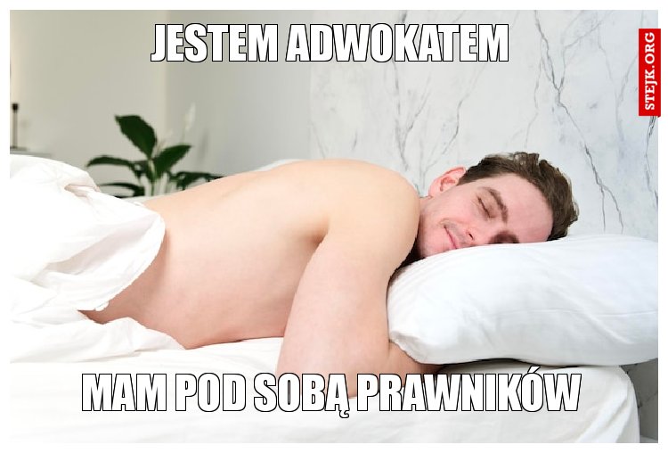 jestem adwokatem