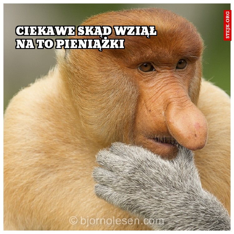 Ciekawe skąd wziął na to pieniążki