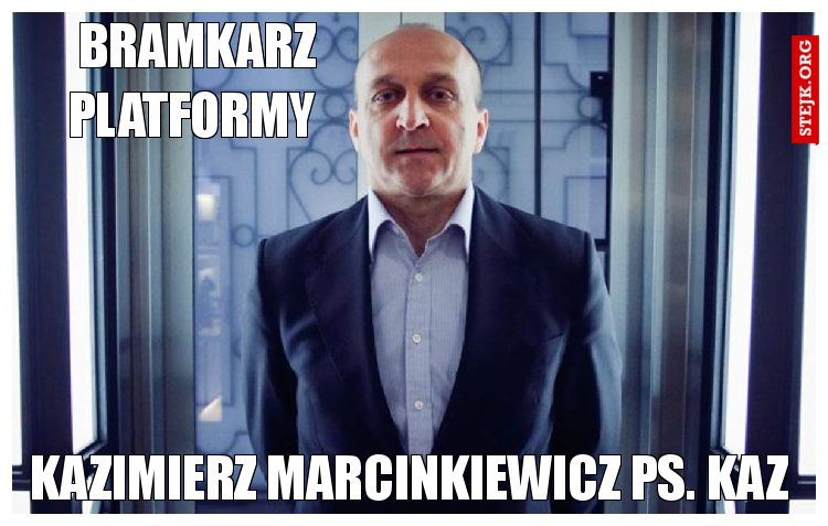 Bramkarz platformy 