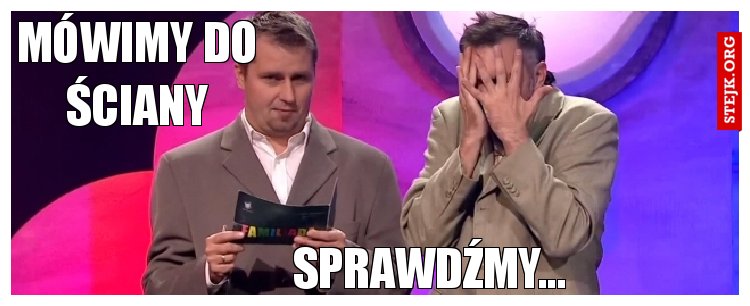 Mówimy do ściany