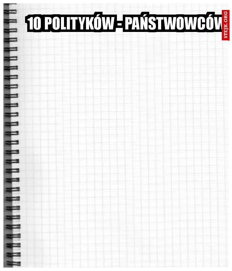 10 polityków - Państwowców