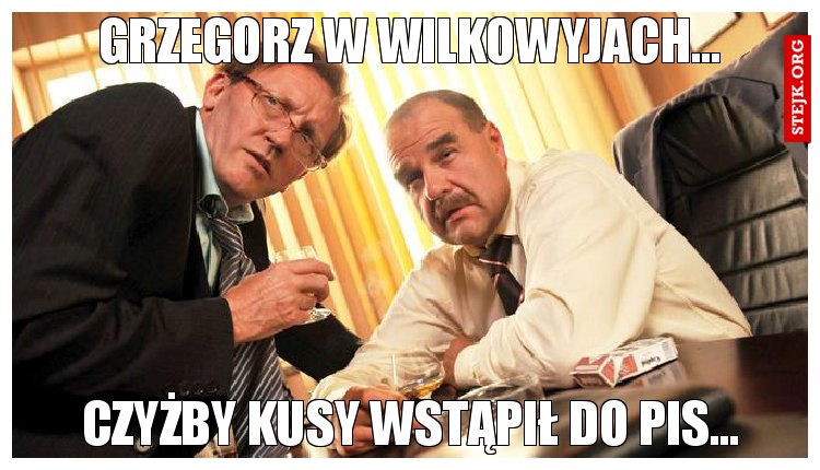 Grzegorz w wilkowyjach...