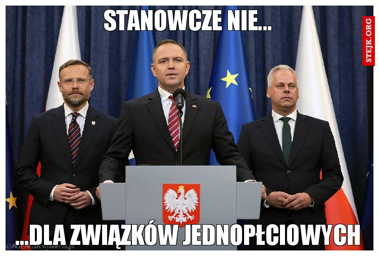 Stanowcze nie...