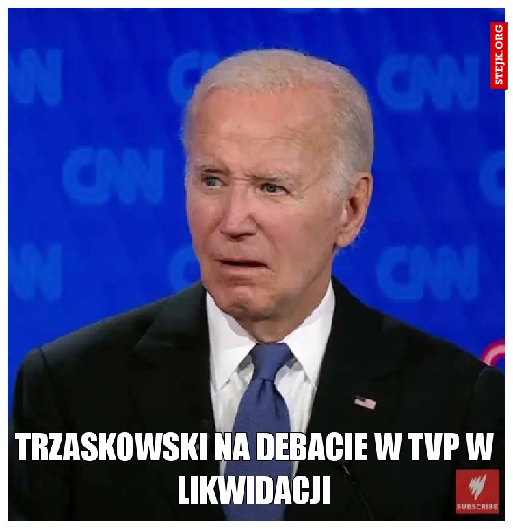 Trzaskowski na debacie w TVP w likwidacji