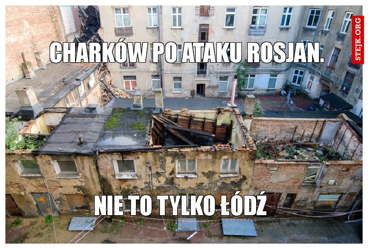 Charków po ataku Rosjan.