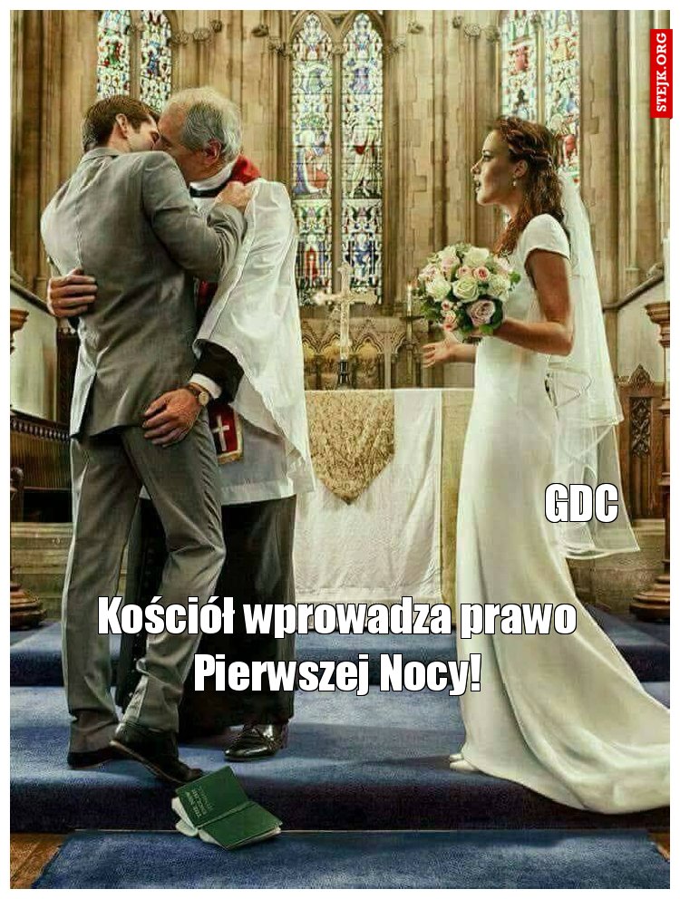 Kościół wprowadza prawo Pierwszej Nocy!