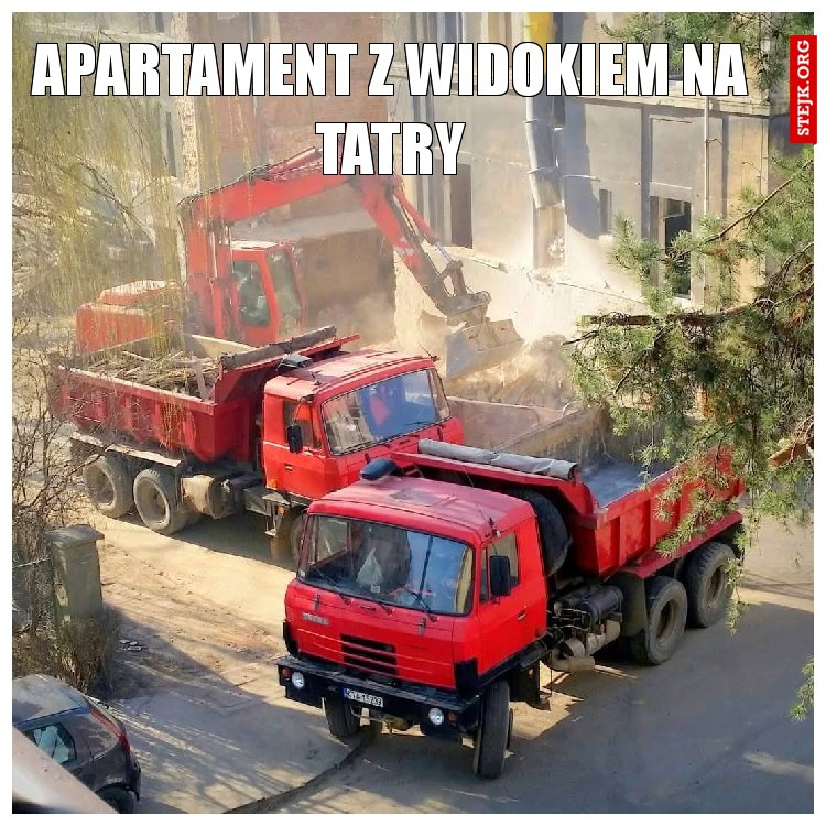 Apartament z widokiem na Tatry