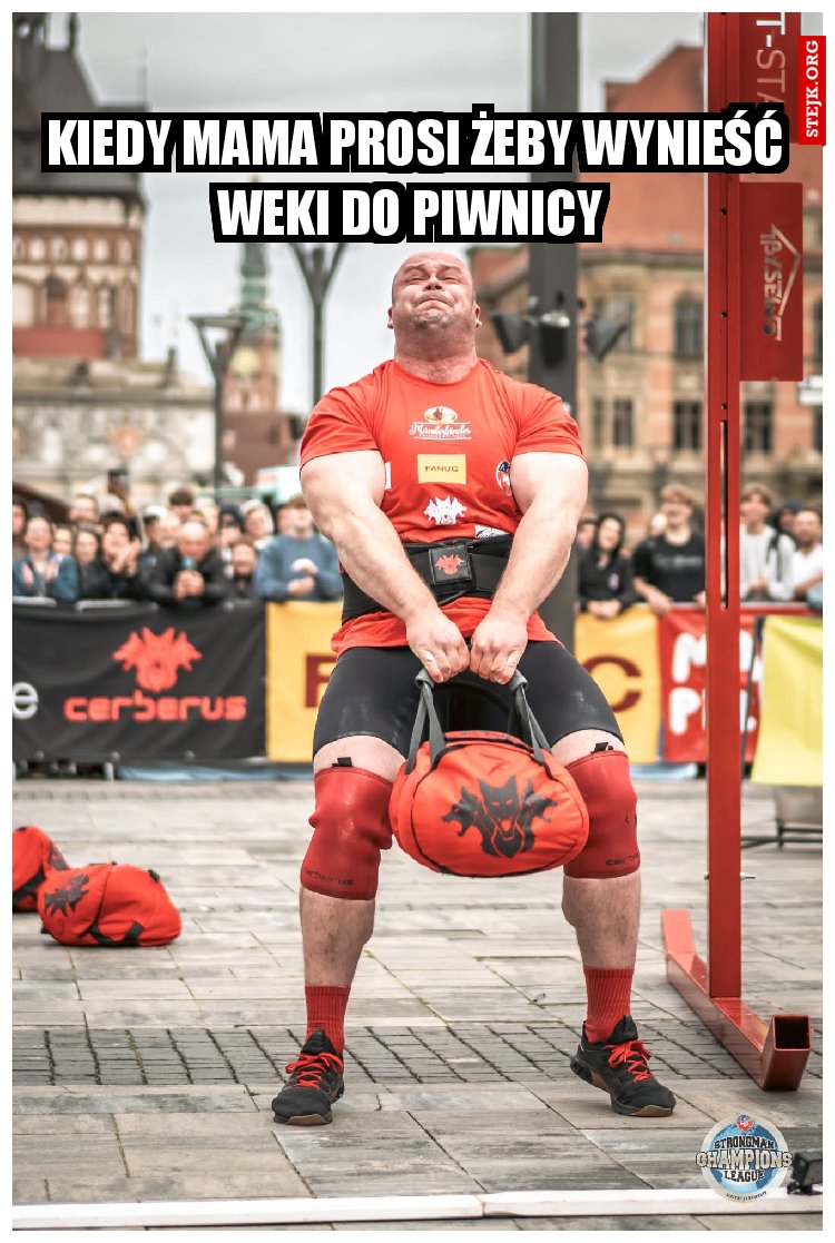 KIEDY MAMA PROSI ŻEBY WYNIEŚĆ WEKI DO PIWNICY 