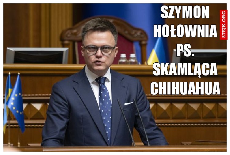 Szymon Hołownia ps. skamląca chihuahua