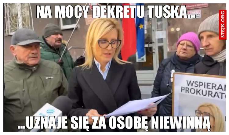 Na mocy dekretu Tuska...
