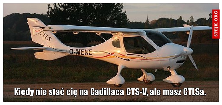 Kiedy nie stać cię na Cadillaca CTS-V, ale masz CTLSa.