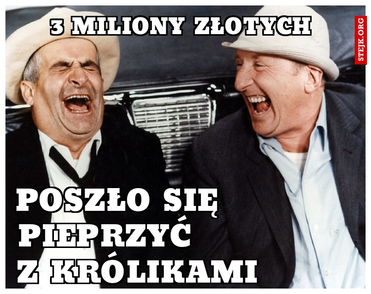 3 miliony złotych