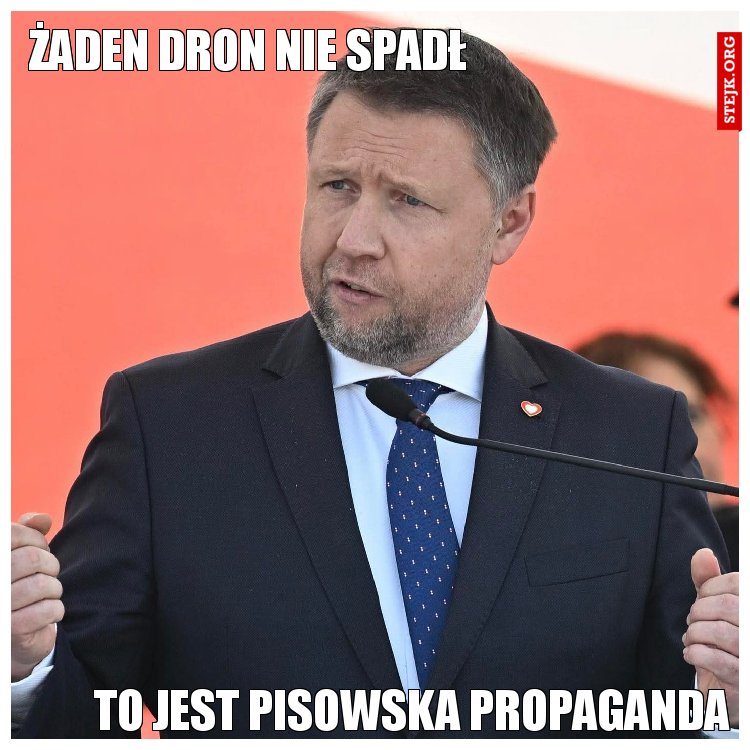 Żaden dron nie spadł