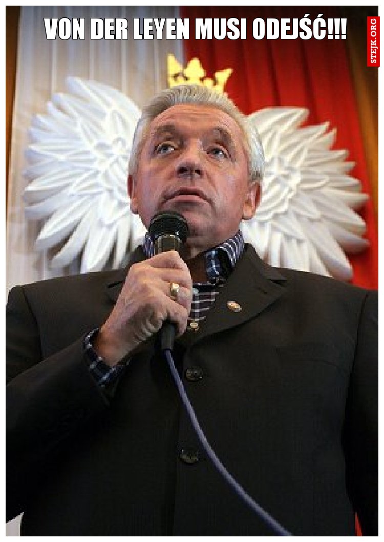 Von Der Leyen musi odejść!!!