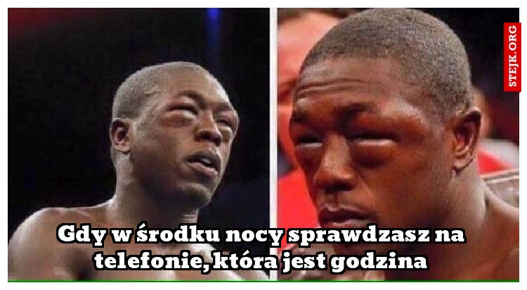 Gdy w środku nocy sprawdzasz na telefonie, która jest godzina