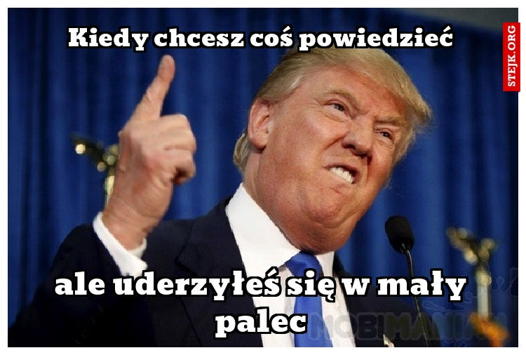 Kiedy chcesz coś powiedzieć