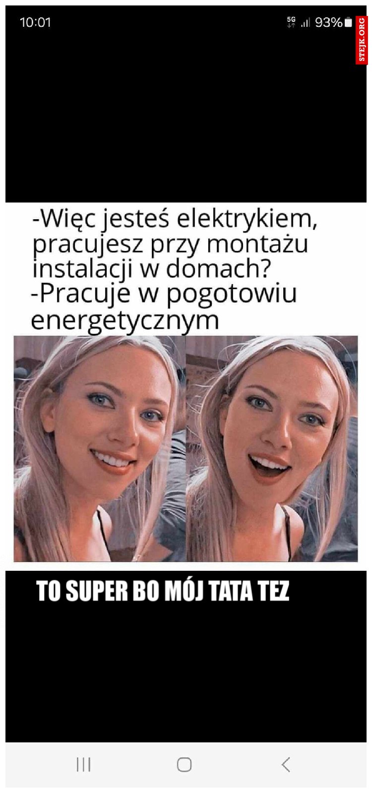 To super bo mój tata tez