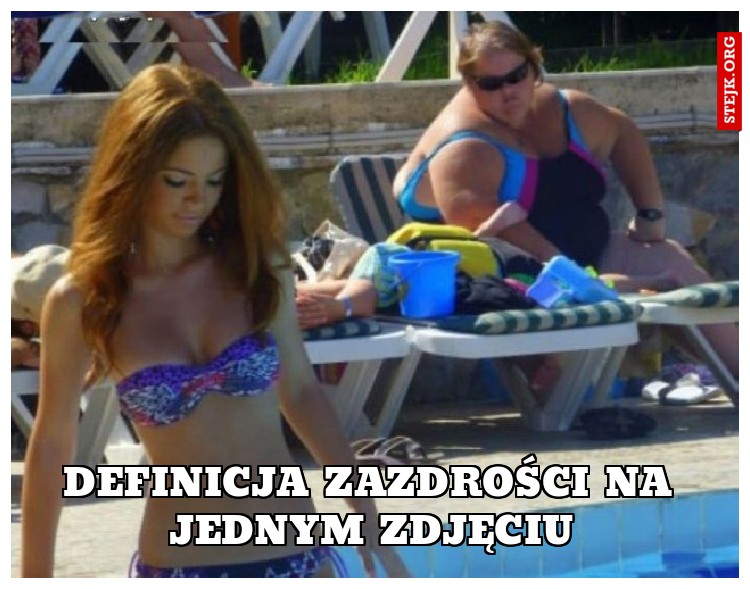 Definicja zazdrości na jednym zdjęciu