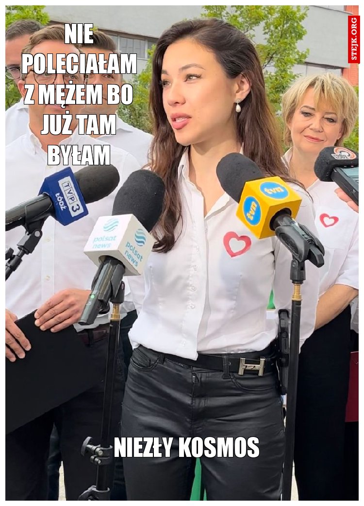 Nie poleciałam z mężem bo już tam byłam