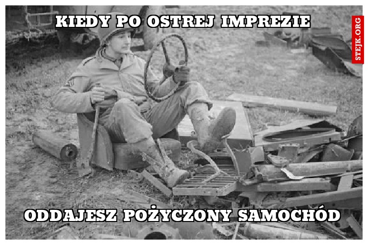 Kiedy po ostrej imprezie